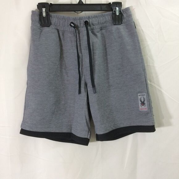 NEW Spyder Active Men’s Small Gray Double Layer Athletic Shorts NWT - Picture 3 of 6